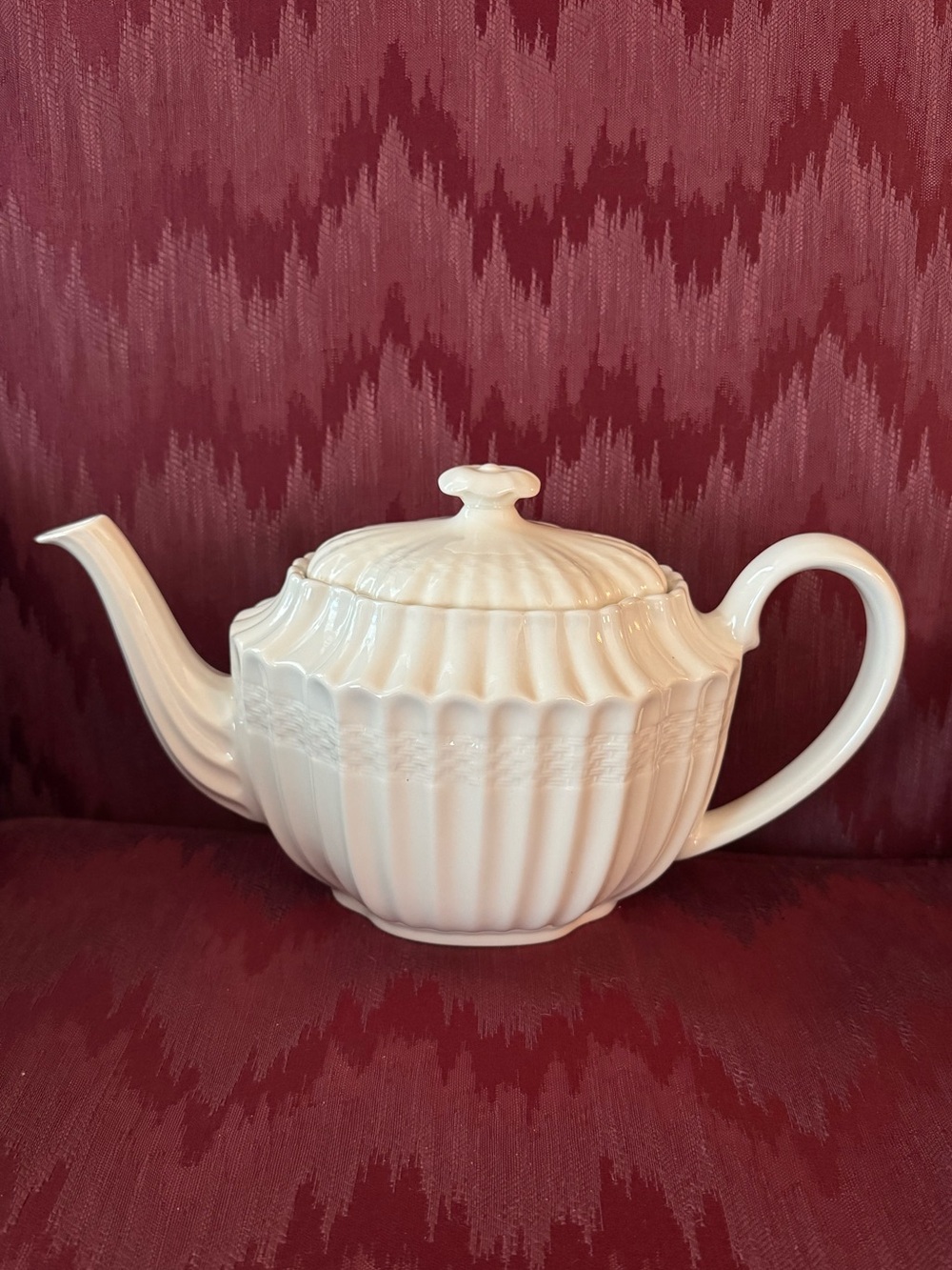 Spode Chelsea Wicker Teapot EUC